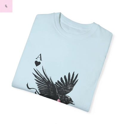 Crow Lovers Comfort Colors T-shirt - The flirty crow
