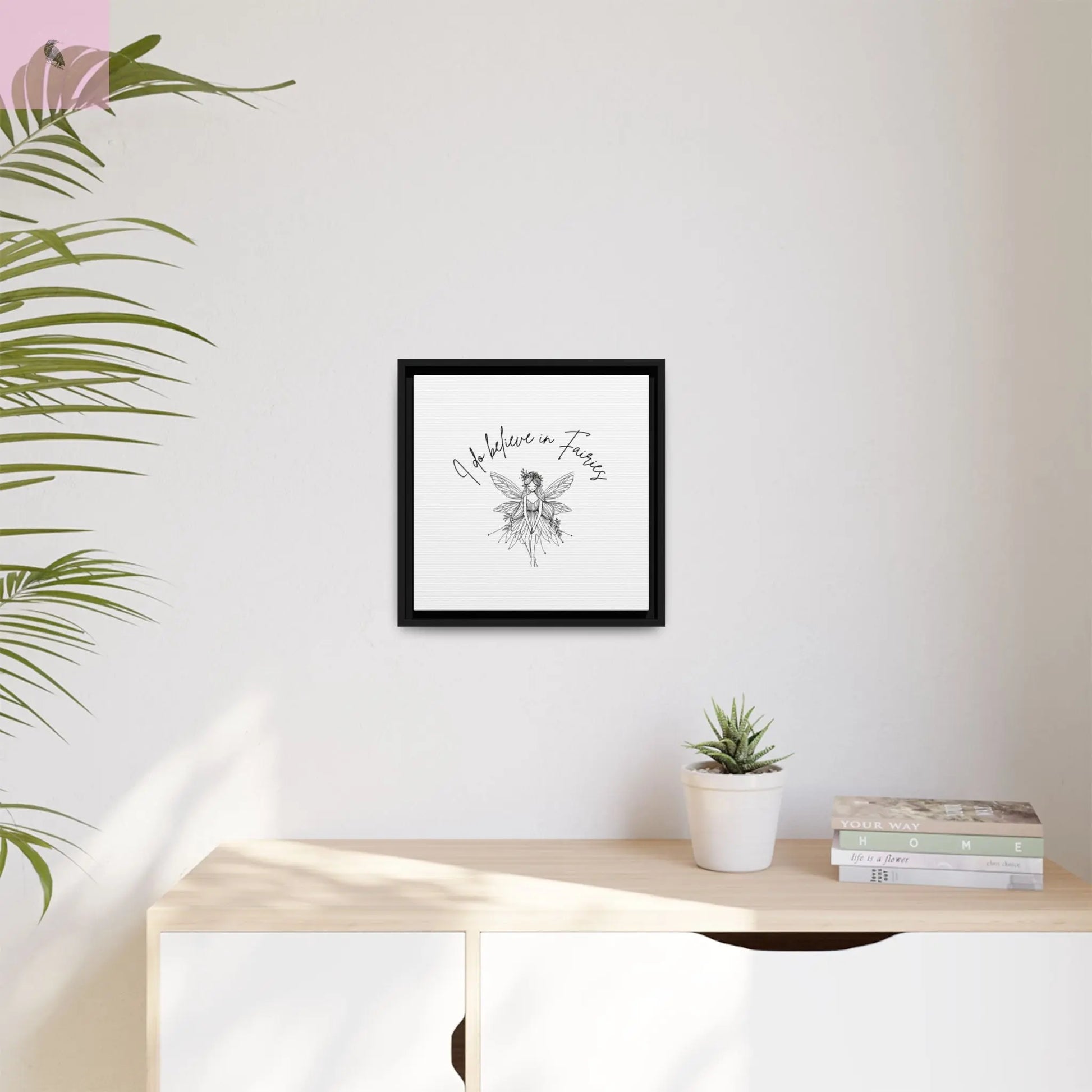 Fairies Canvas, Framed (Multi-color) - The flirty crow