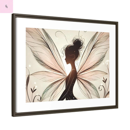 Framed Canvas Fairy wall art - The flirty crow