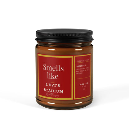 Smells like Levi's Stadium Candle, football fan gift, Soy Candle, Game Day Decor, California Football Candle, Sports gift