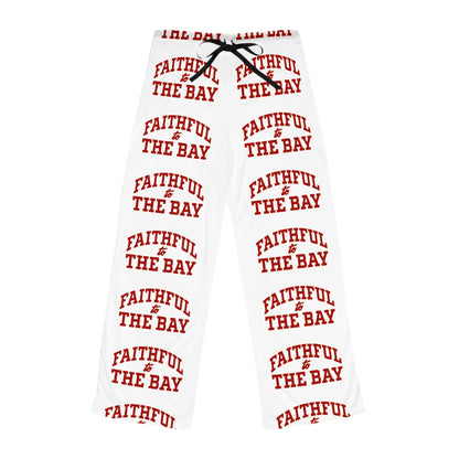 49ers Women's Pajama Pants, Faithful to the Bay,Niners Sleepwear, 49er  Loungewear, Gift for 49ers fans Printify