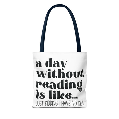 Book Lover Tote Bag, Funny Reading Quote, Literary Gift, Planner Bag, Library Tote, Reading Accessories, beach tote, grocery tote