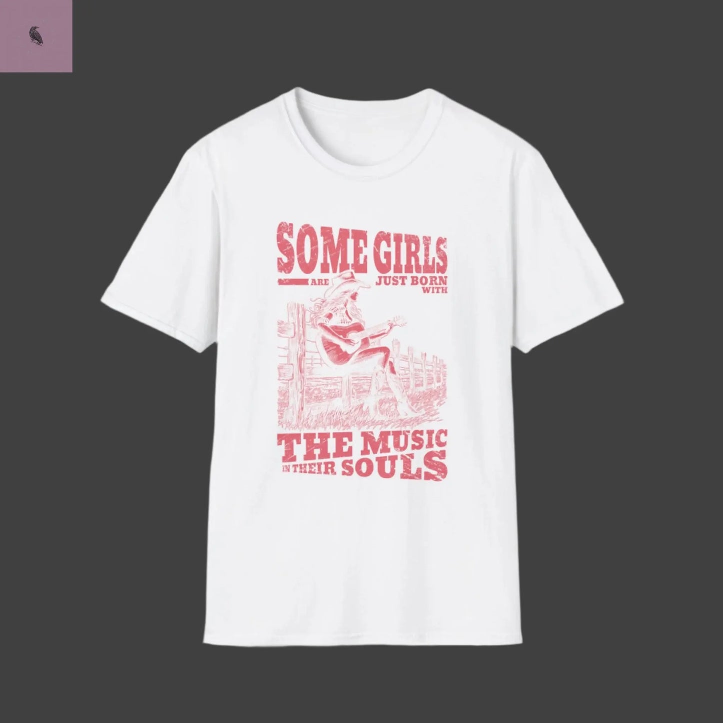 Some Girls Unisex Softstyle T-Shirt - Music Loves Soul Fashion Tee The flirty crow