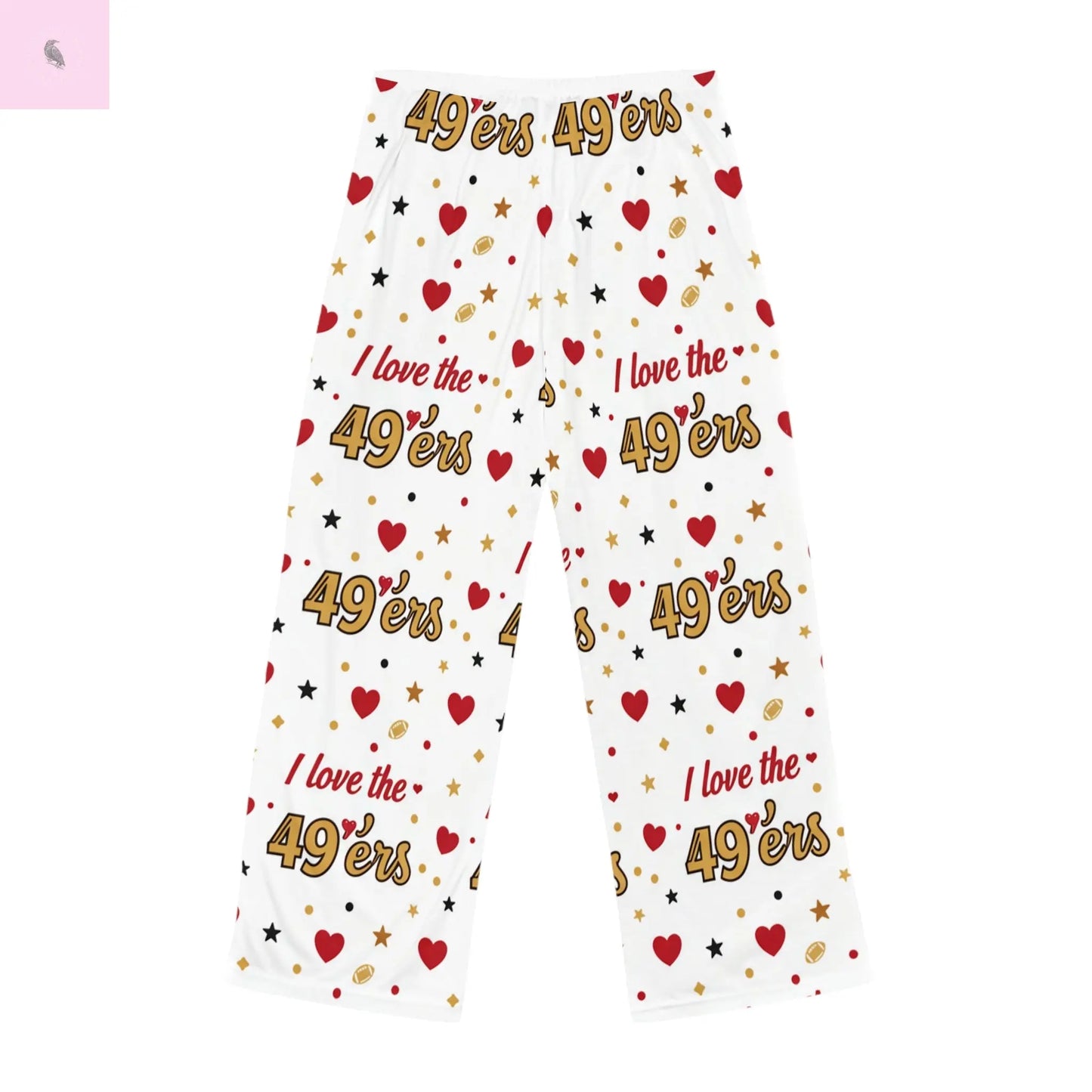 49ers Women's Pajama Pants ,Lounge Drawstring Sleepwear Printify