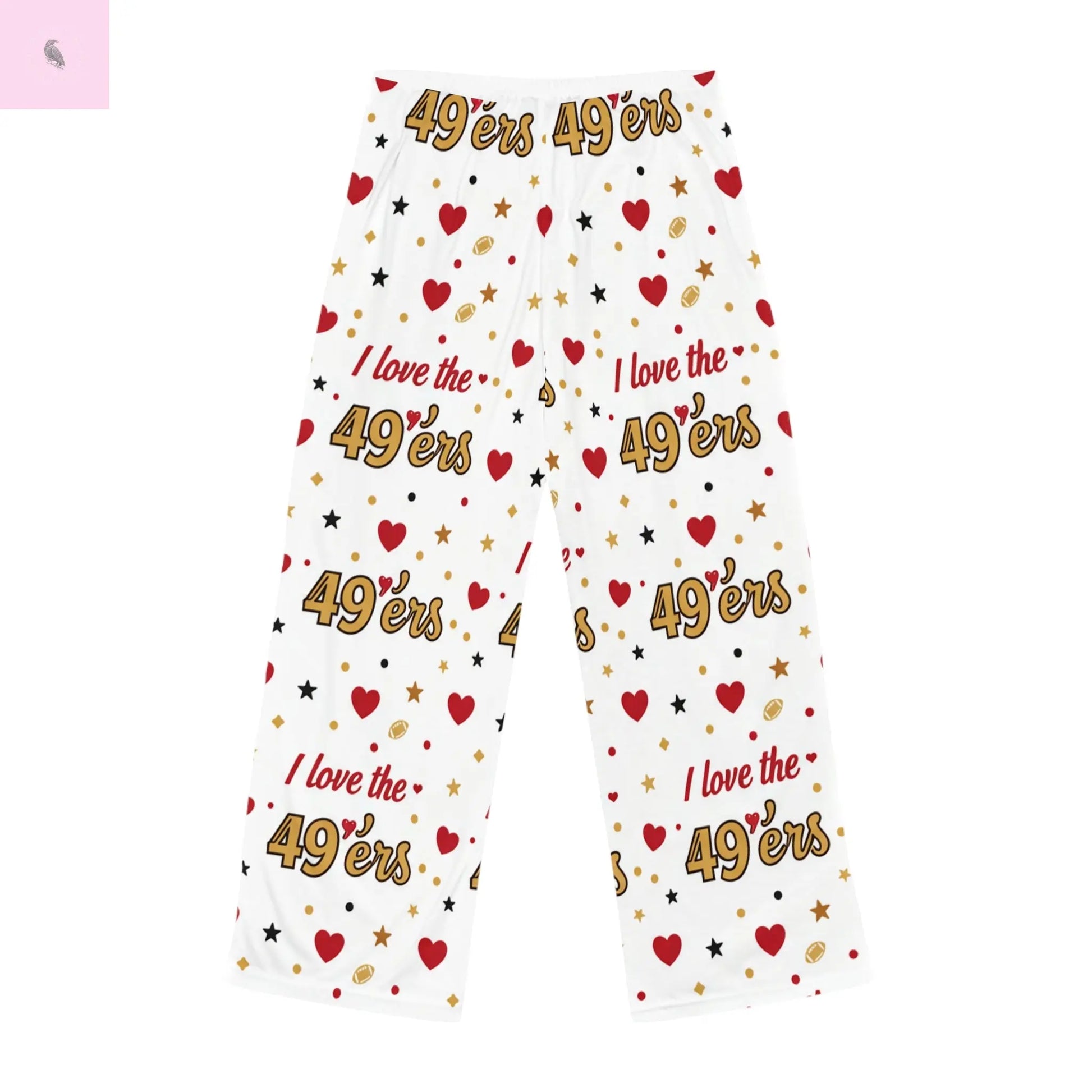 49ers Women's Pajama Pants ,Lounge Drawstring Sleepwear Printify
