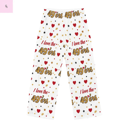 49ers Women's Pajama Pants ,Lounge Drawstring Sleepwear Printify