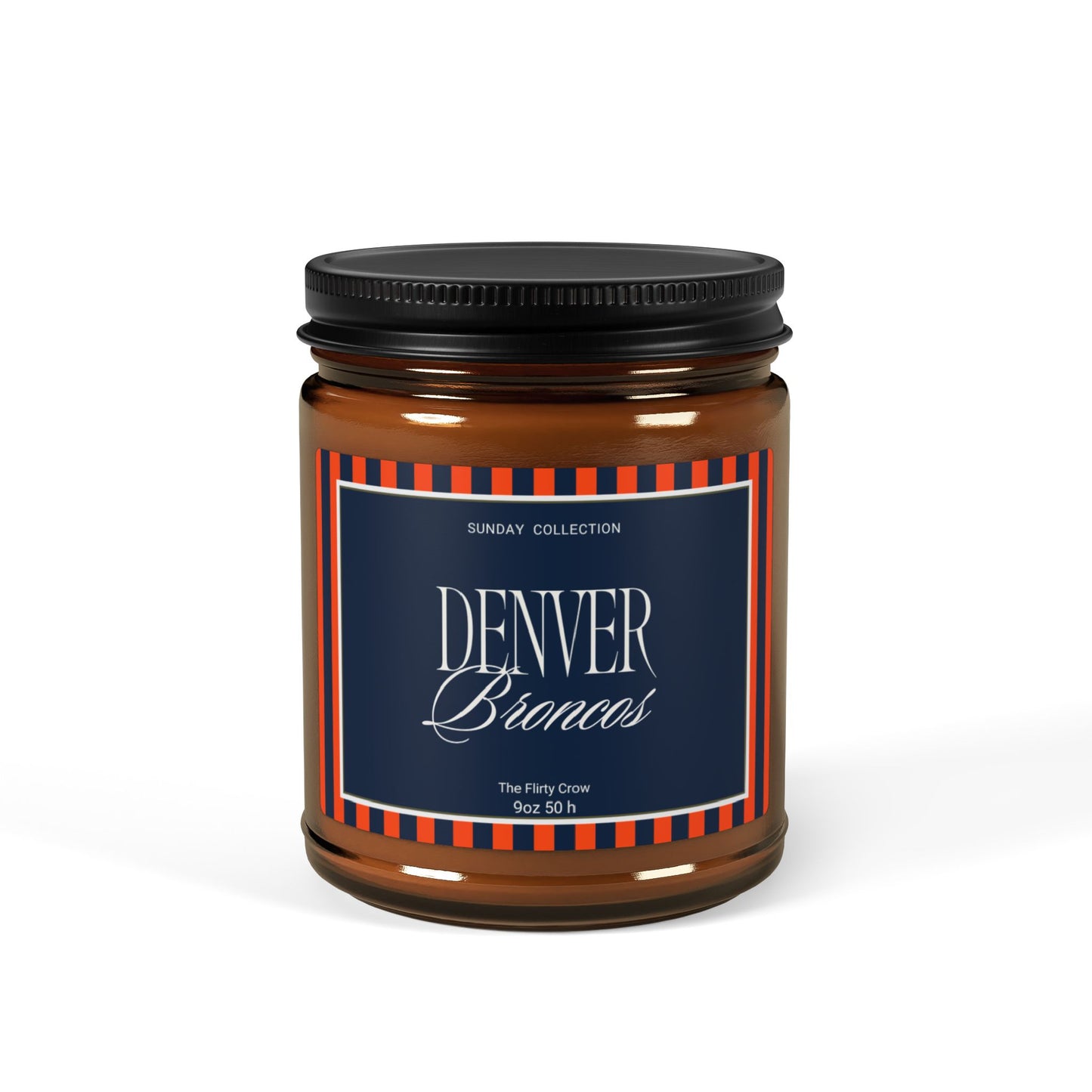 Denver Broncos Scented Soy Candle