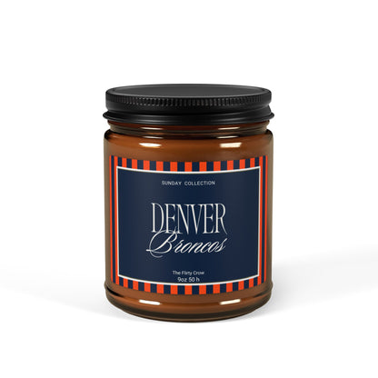 Denver Broncos Scented Soy Candle