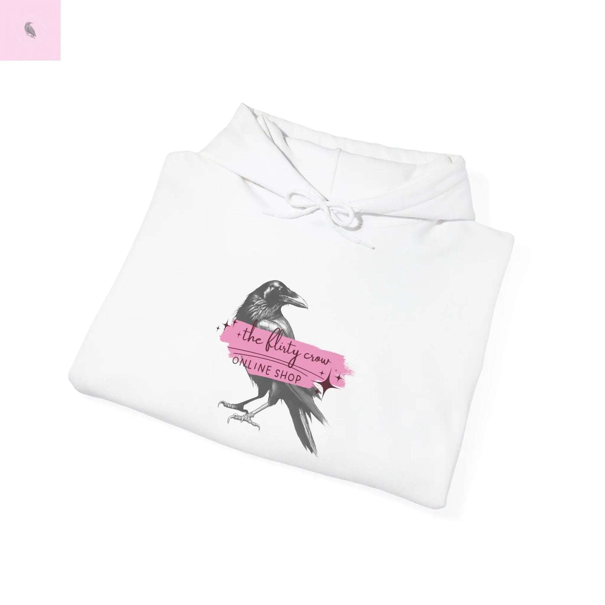 Crow Lovers Hoodie the flirty crow