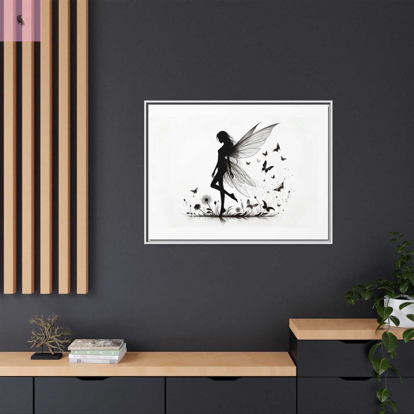 Fairy Canvas Wall Art - The flirty crow