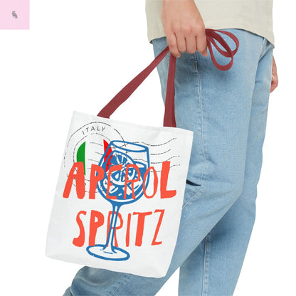Aperol Spritz Tote Bag, Stylish Beach Bag, Summer Accessory, Gift for Cocktail Lovers, Travel Bag, Fun Party Tote The flirty crow