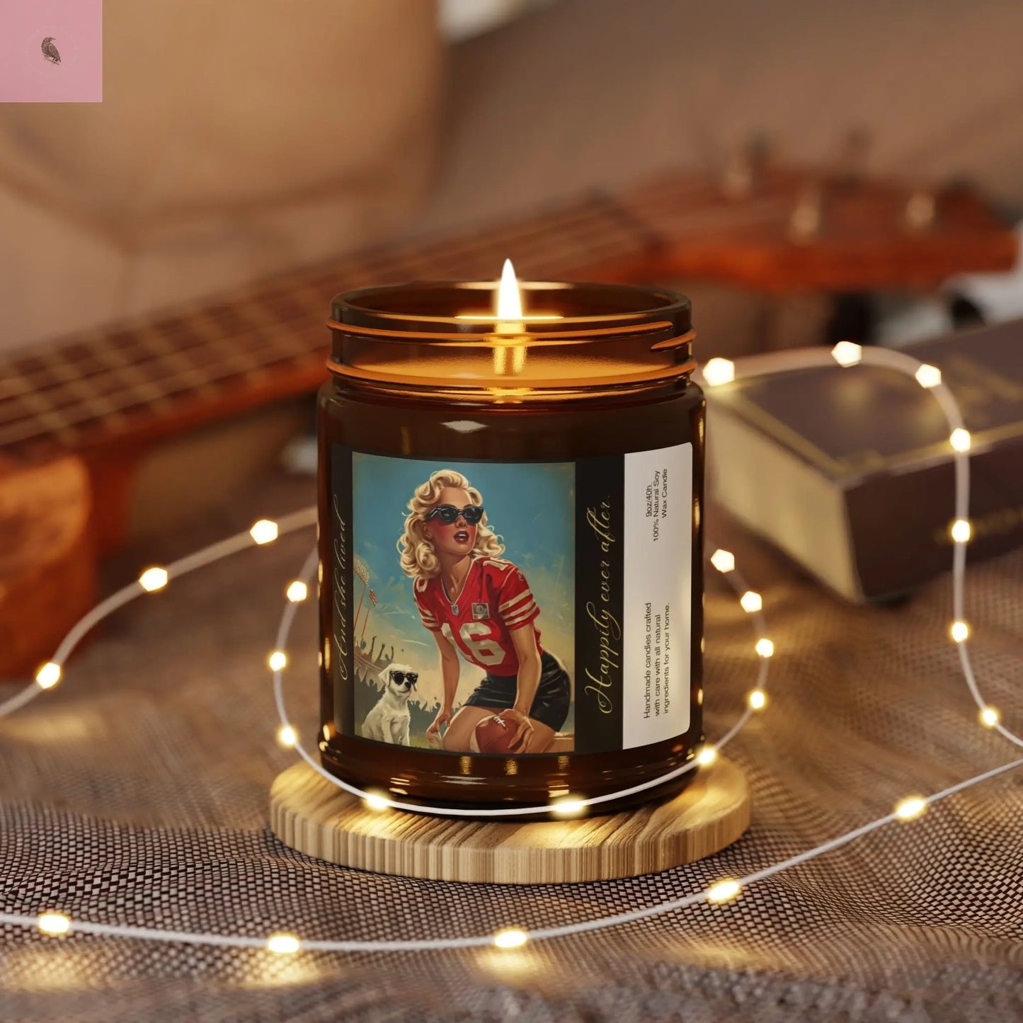 Football Lovers Candle The flirty crow