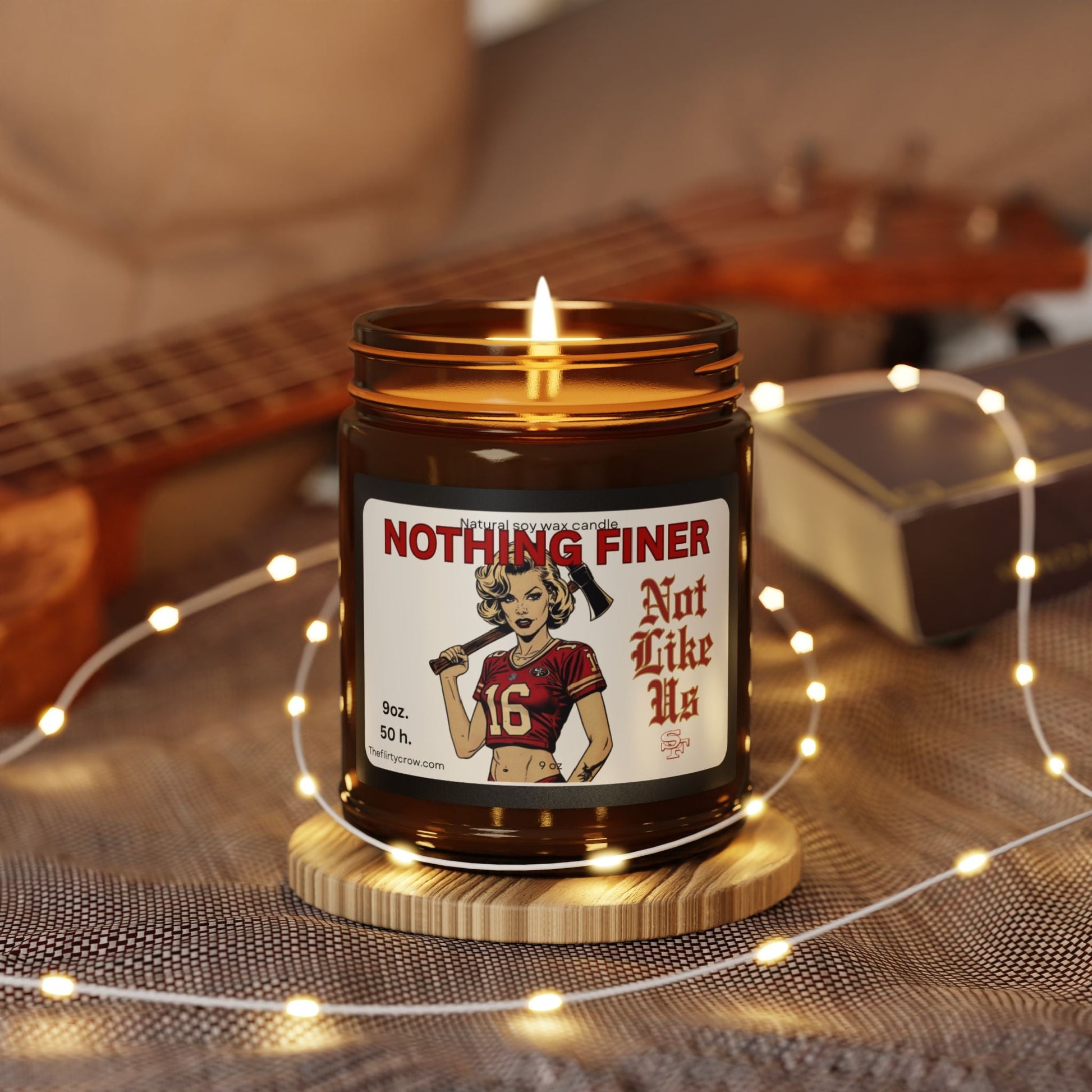 49er Fan Soy Candle ,Game Day candles for 49er fans The flirty crow