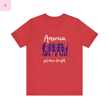 Bella Canvas 4th of july tshirt. USA tee ,patriotic shirt, America top, Celebration tee, Party tshirt, unisex 4th of july tee The flirty crow