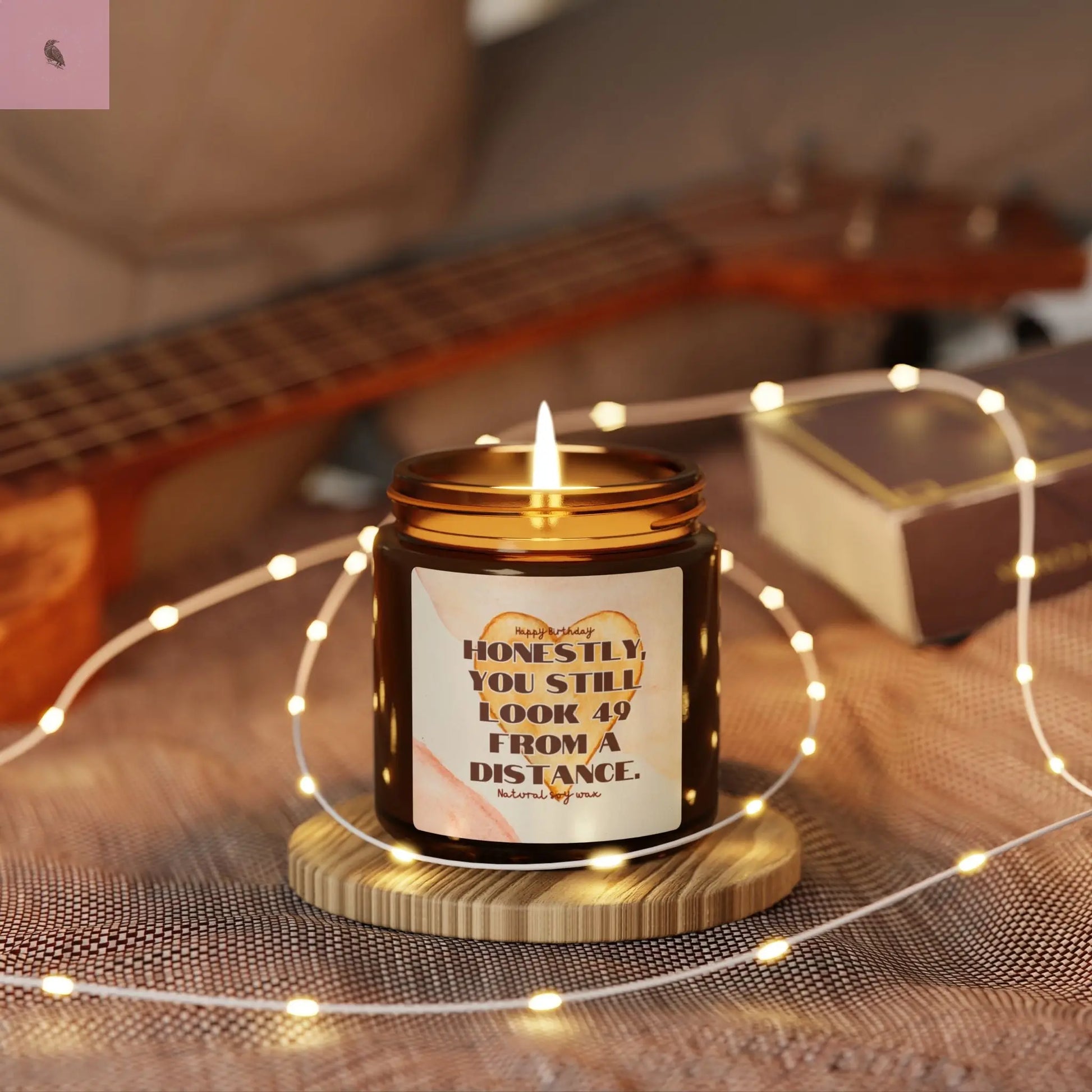 Birthday Funny Aging Candle - Soy Candle The flirty crow