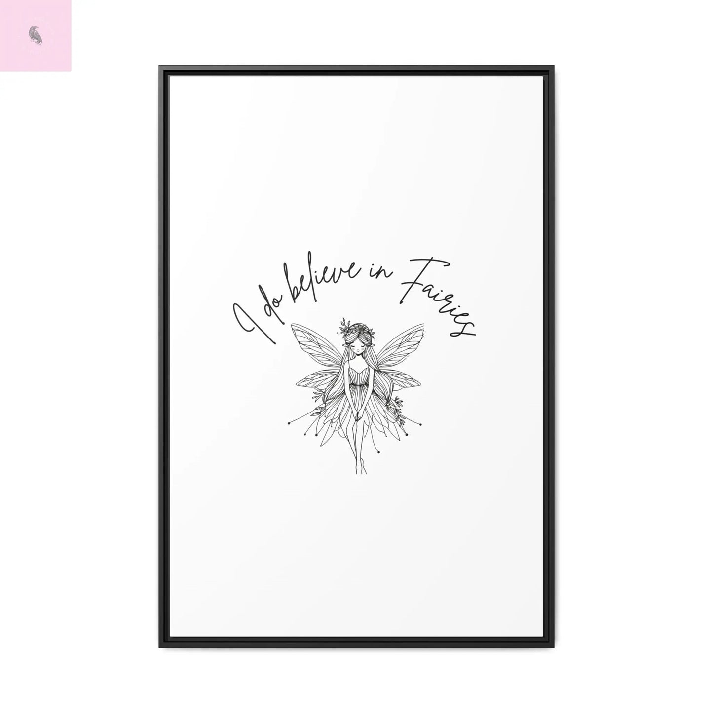 Fairies Canvas, Framed (Multi-color) - The flirty crow