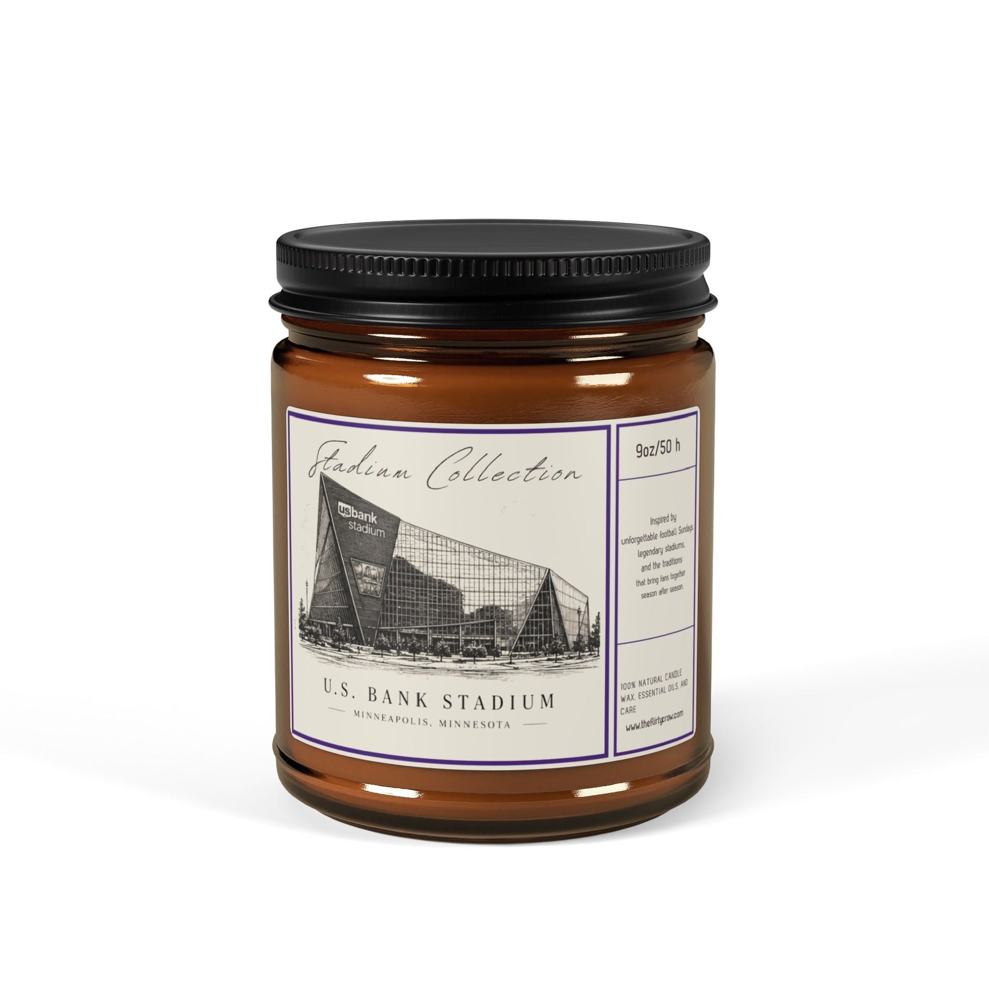 Minnesota Vikings Soy Candle , US Bank Stadium candle Printify