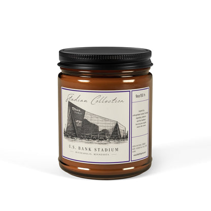 Minnesota Vikings Soy Candle , US Bank Stadium candle Printify