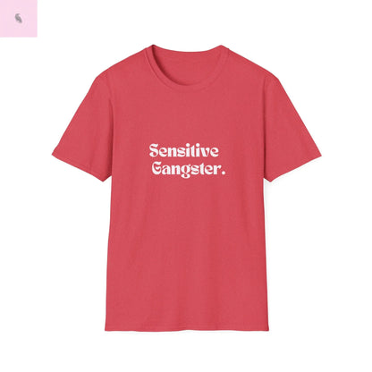 Sensitive Gangster tshirt,  Unisex  beachT-Shirt,  Funny summer top, Gift for Him/Her, Casual Wear, trending tee, cotton soft  top The flirty crow