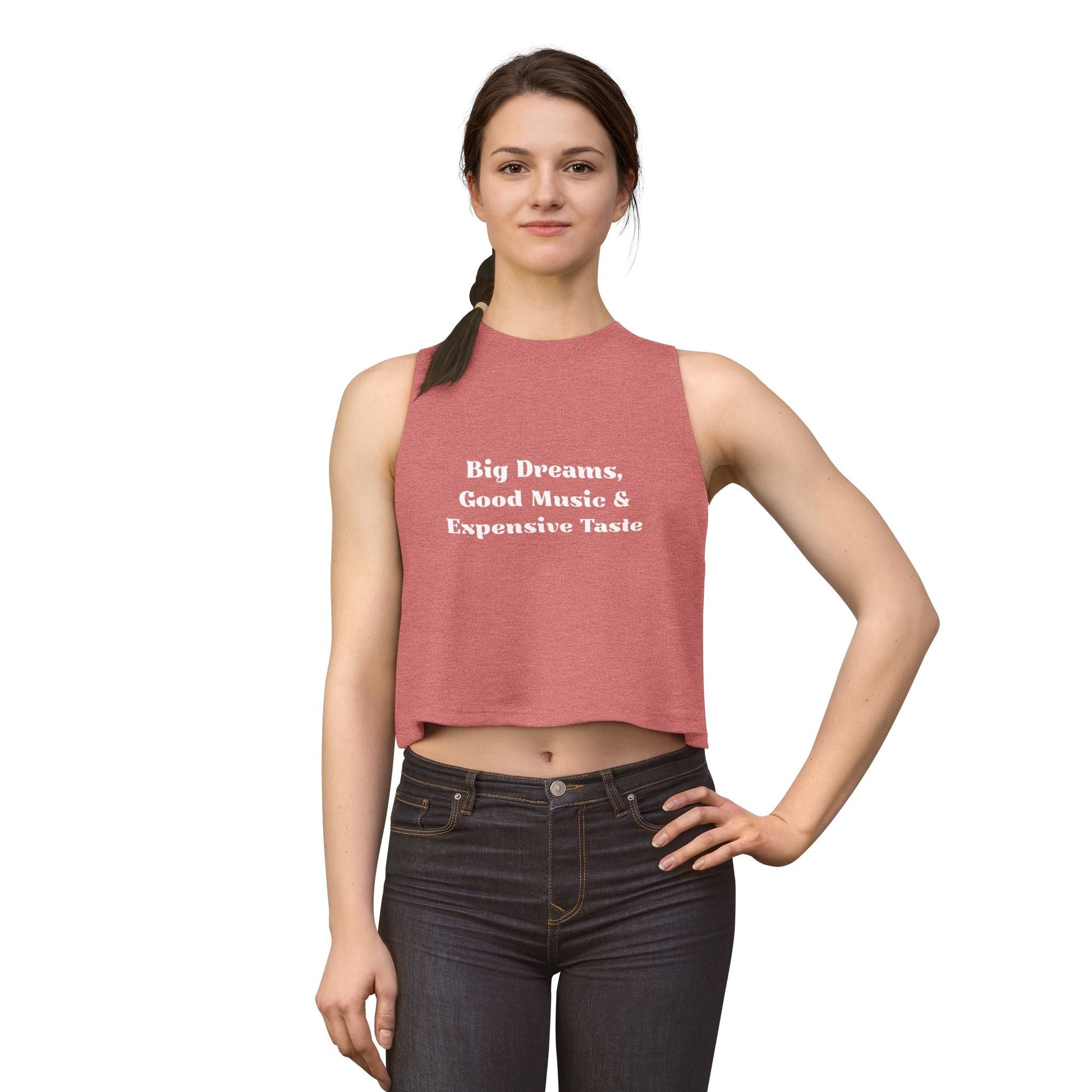 Women's Cropped tank top The flirty crow