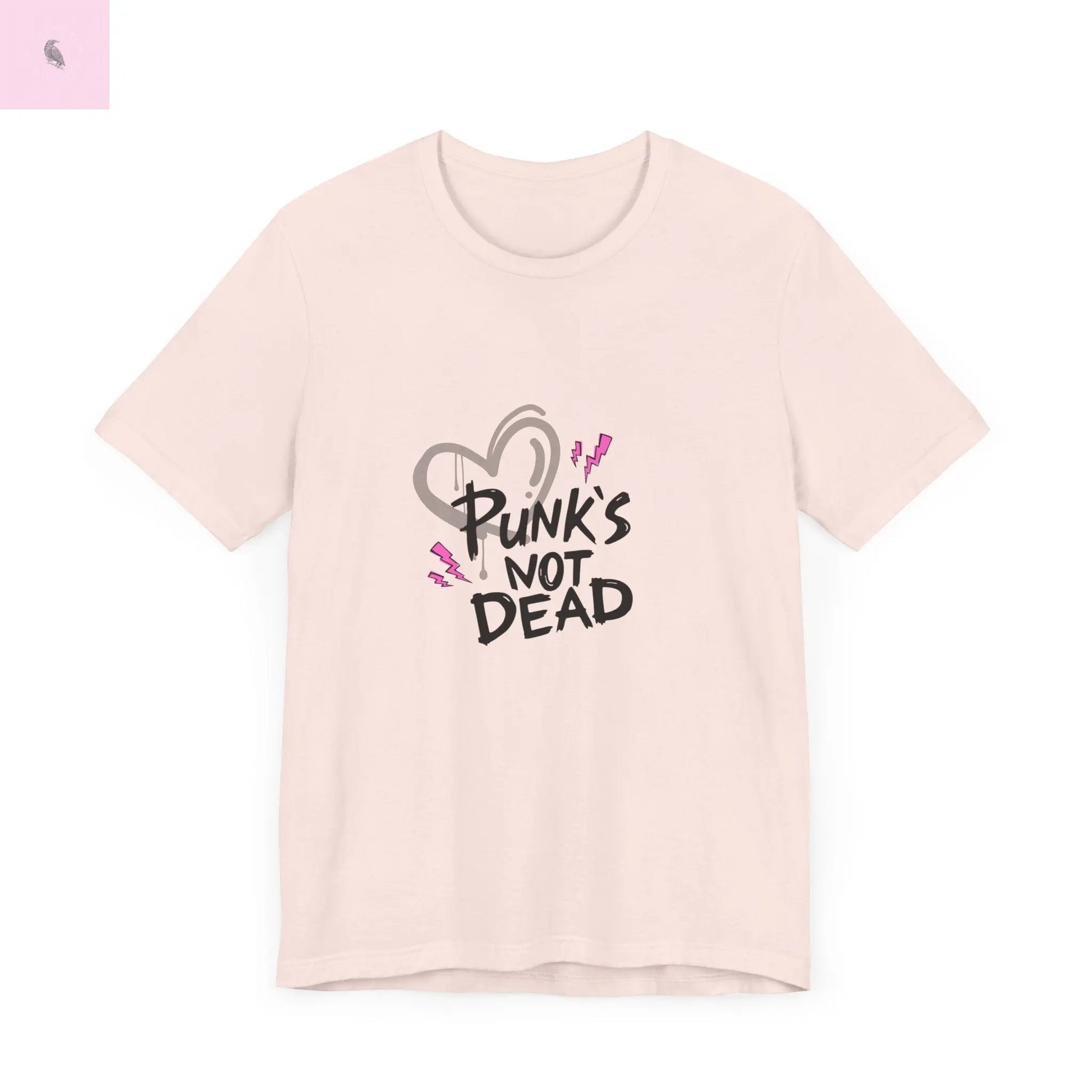 Punks Not Dead Cute Trendy Unisex Tshirt, Fashion Tee, Graphic Tee, Hipster Shirt, Alternative Clothing, Music Lover Gift the flirty crow