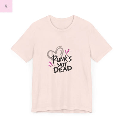 Punks Not Dead Cute Trendy Unisex Tshirt, Fashion Tee, Graphic Tee, Hipster Shirt, Alternative Clothing, Music Lover Gift the flirty crow