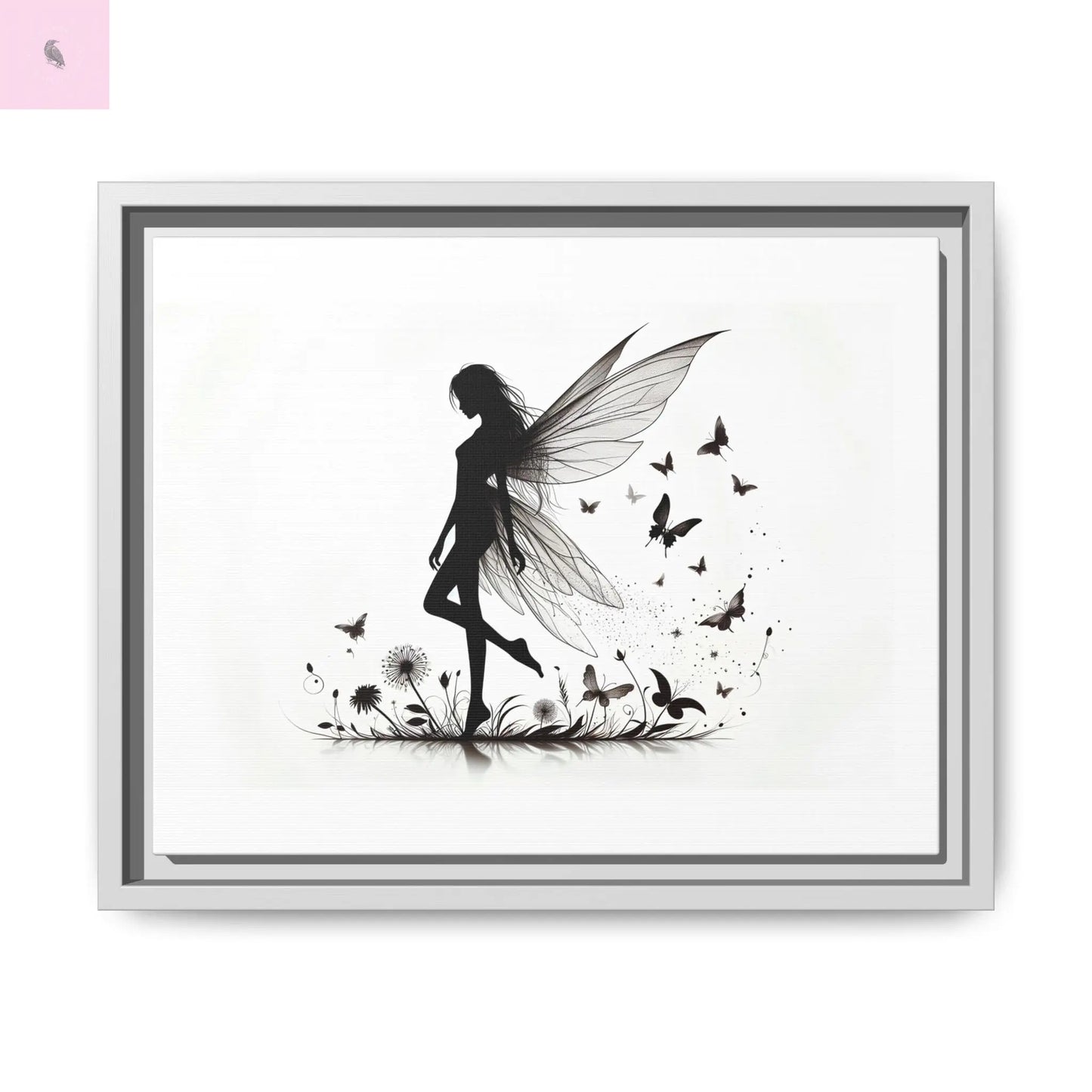 Fairy Canvas Wall Art - The flirty crow