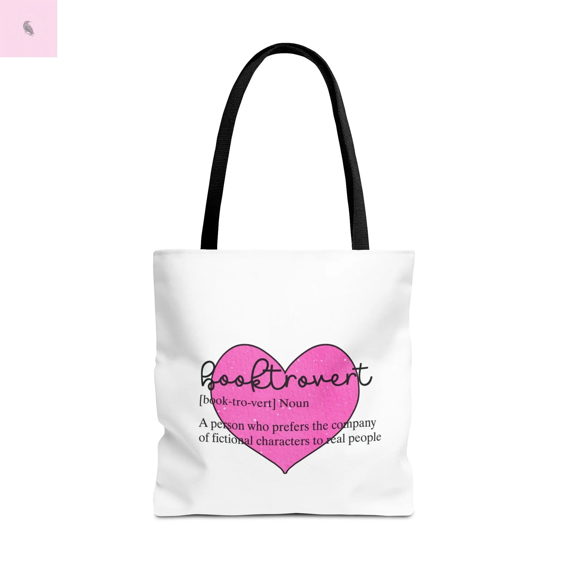 Book Lover Tote Bag, Bookish Gift, Reading Accessories, Tote for Introverts, Eco-Friendly Shopping Bag, Cute Literary Design Printify