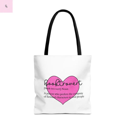 Book Lover Tote Bag, Bookish Gift, Reading Accessories, Tote for Introverts, Eco-Friendly Shopping Bag, Cute Literary Design Printify