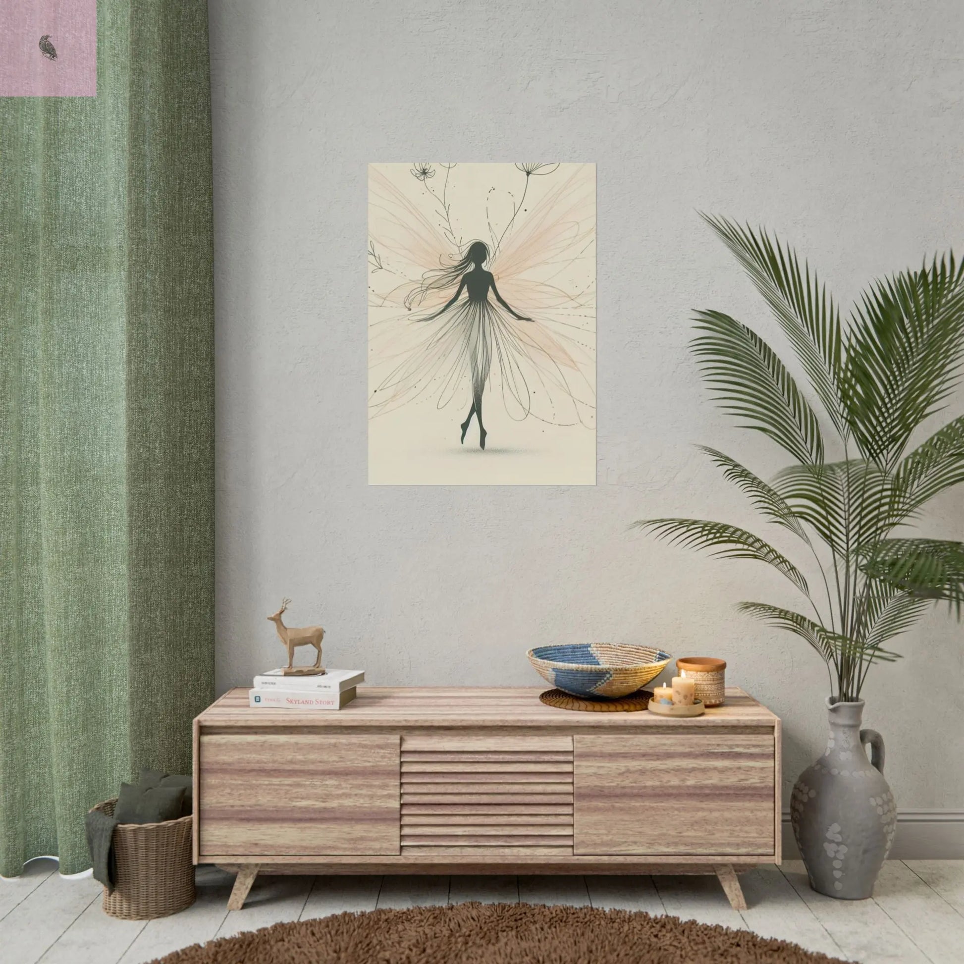 Fairy Poster - The flirty crow