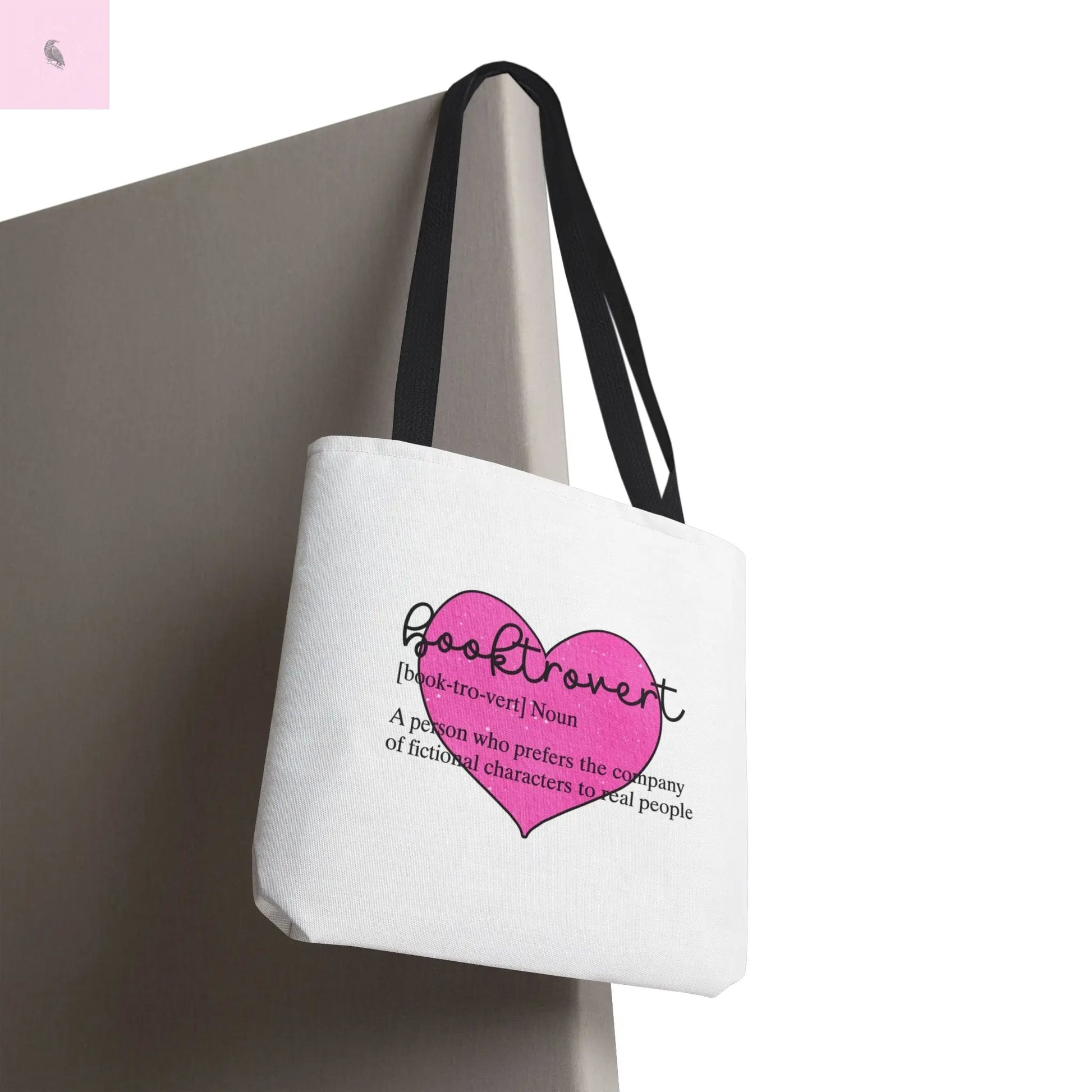Book Lover Tote Bag, Bookish Gift, Reading Accessories, Tote for Introverts, Eco-Friendly Shopping Bag, Cute Literary Design Printify