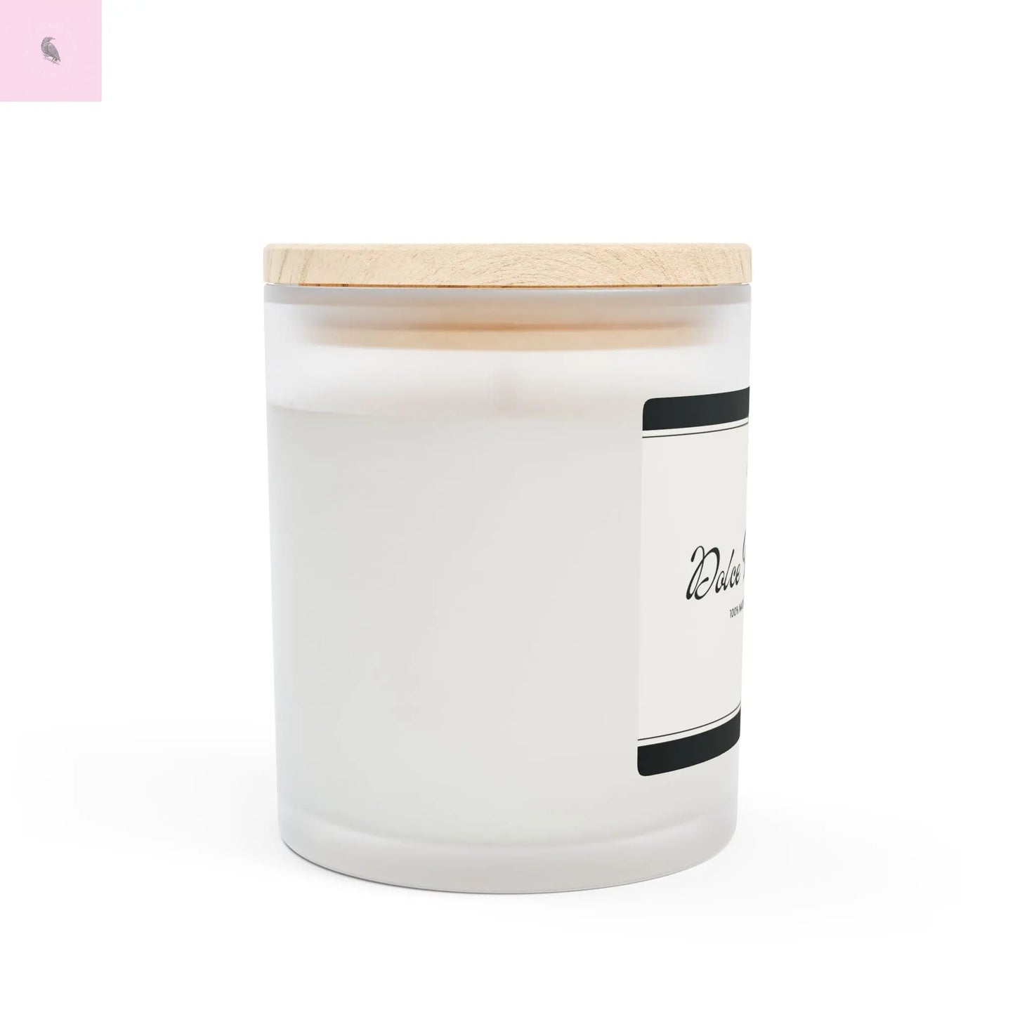 Glass Candle, Dolce Far Niente 11oz the flirty crow
