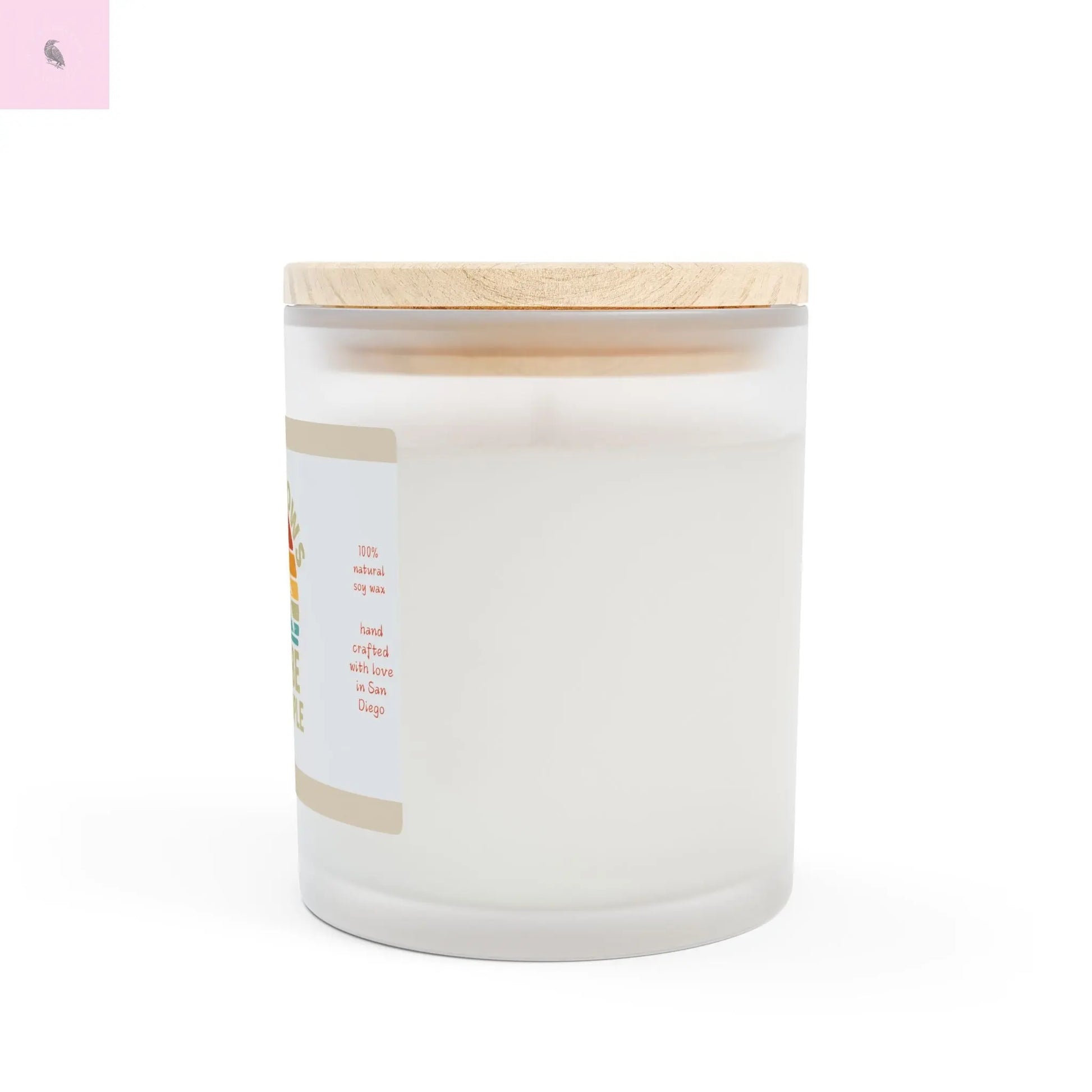 Glass Candle Crow Lover the flirty crow