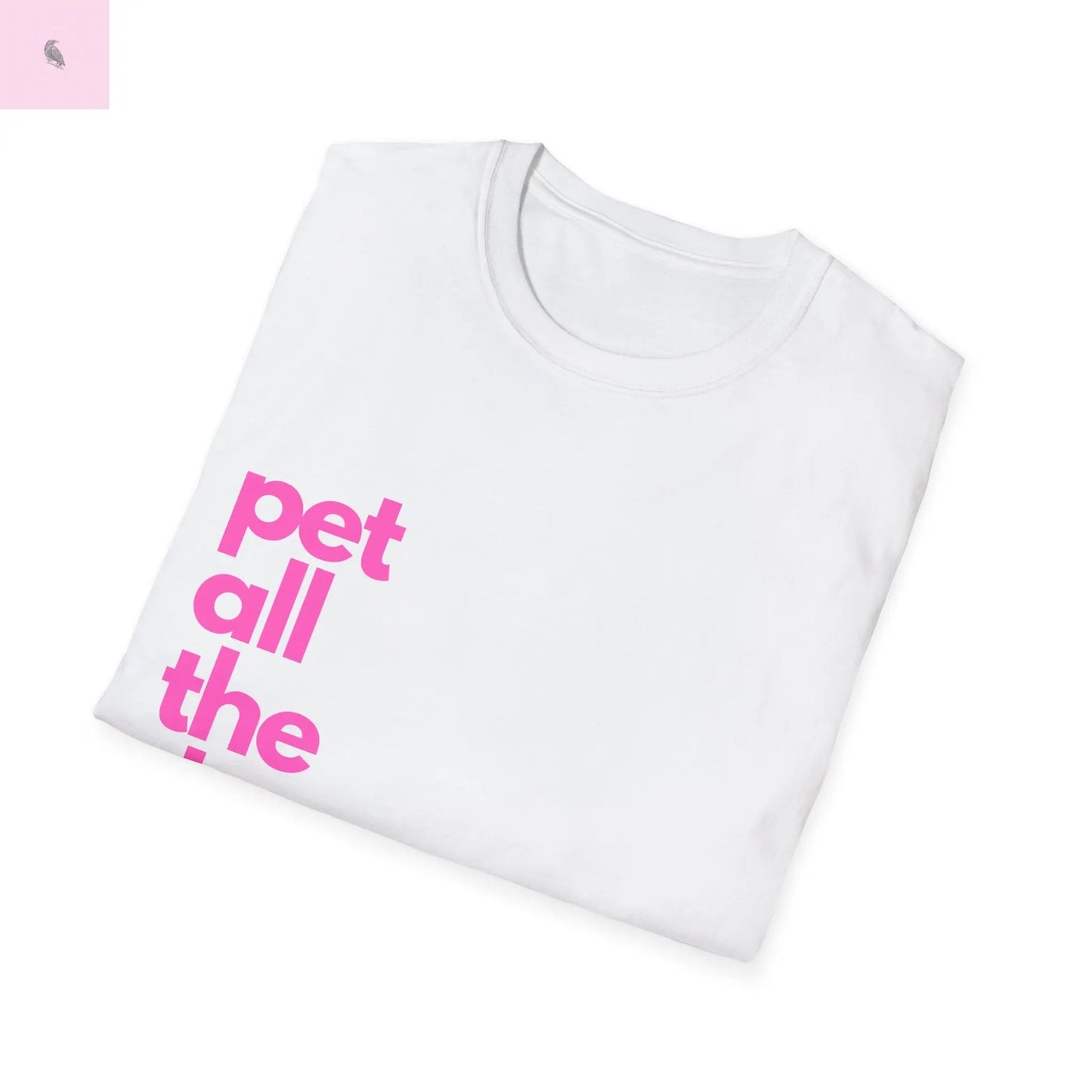 Dog Lover T-Shirt - Unisex Softstyle the flirty crow