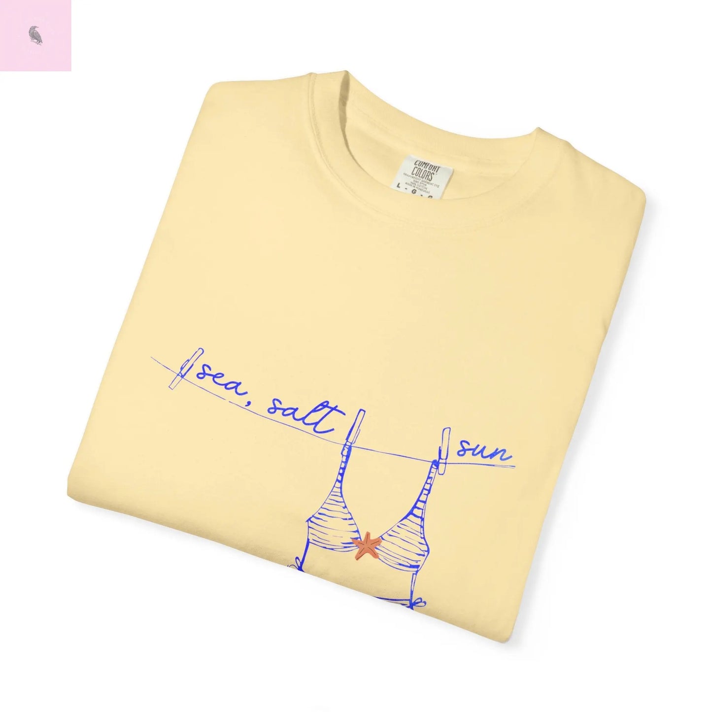 Summer beach tee, Beach Vacation  tshirt, Comfort Colors tee, Unisex T-shirt , gift for her,beach lover gift. The flirty crow