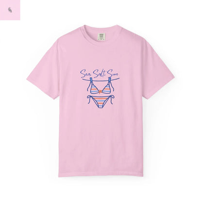 Bikini tshirt, Comfort Colors summer tee,  Beach Lover T-shirt, Vacation shirt, gift for her, unisex The flirty crow
