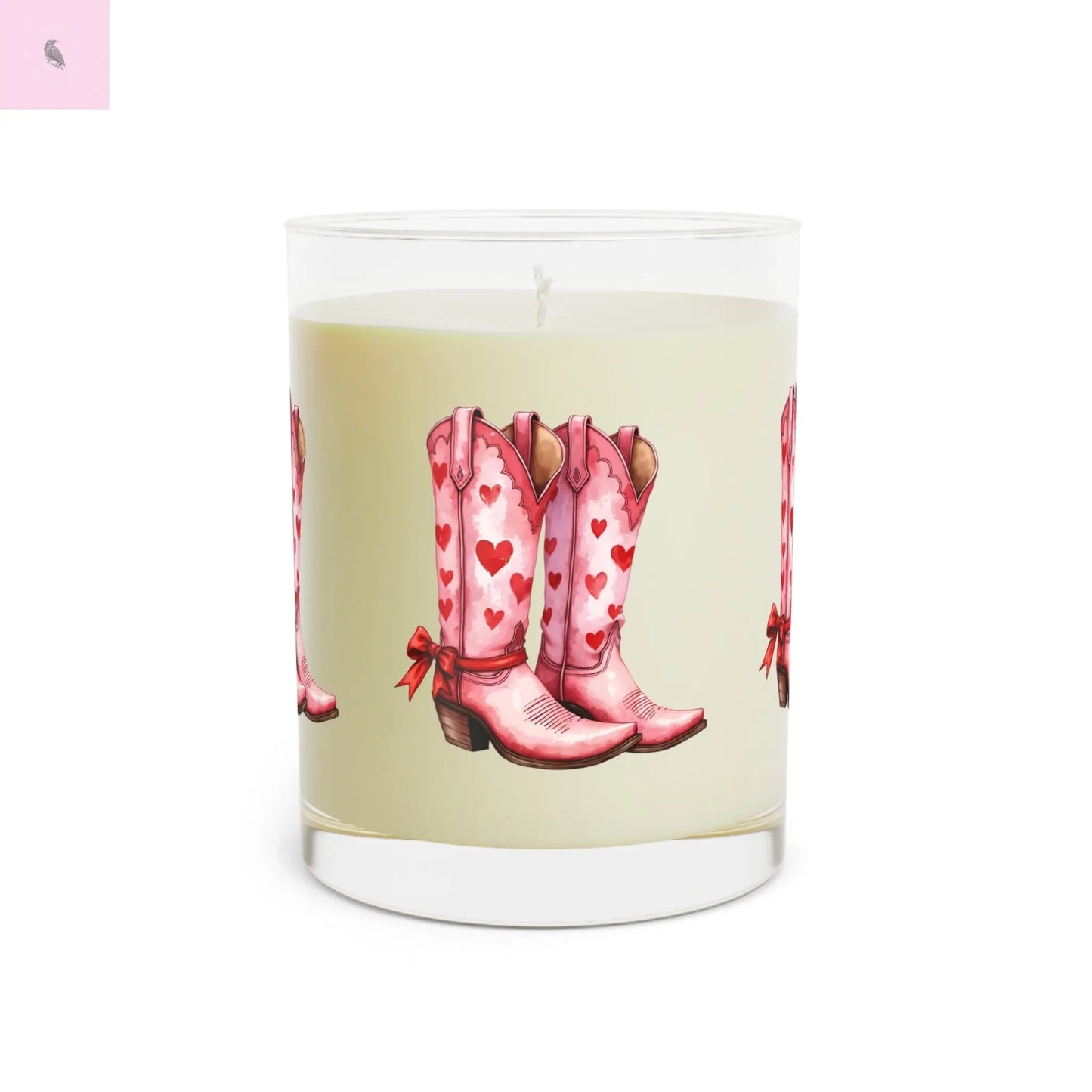 Scented Candle - Cowboy Girl Heart Candle, 11oz The flirty crow