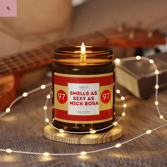 49ers candle, Nick bosa, 49er Football Fan Candle, home fragrance, gift for him, gift for her, sports decor, The flirty crow