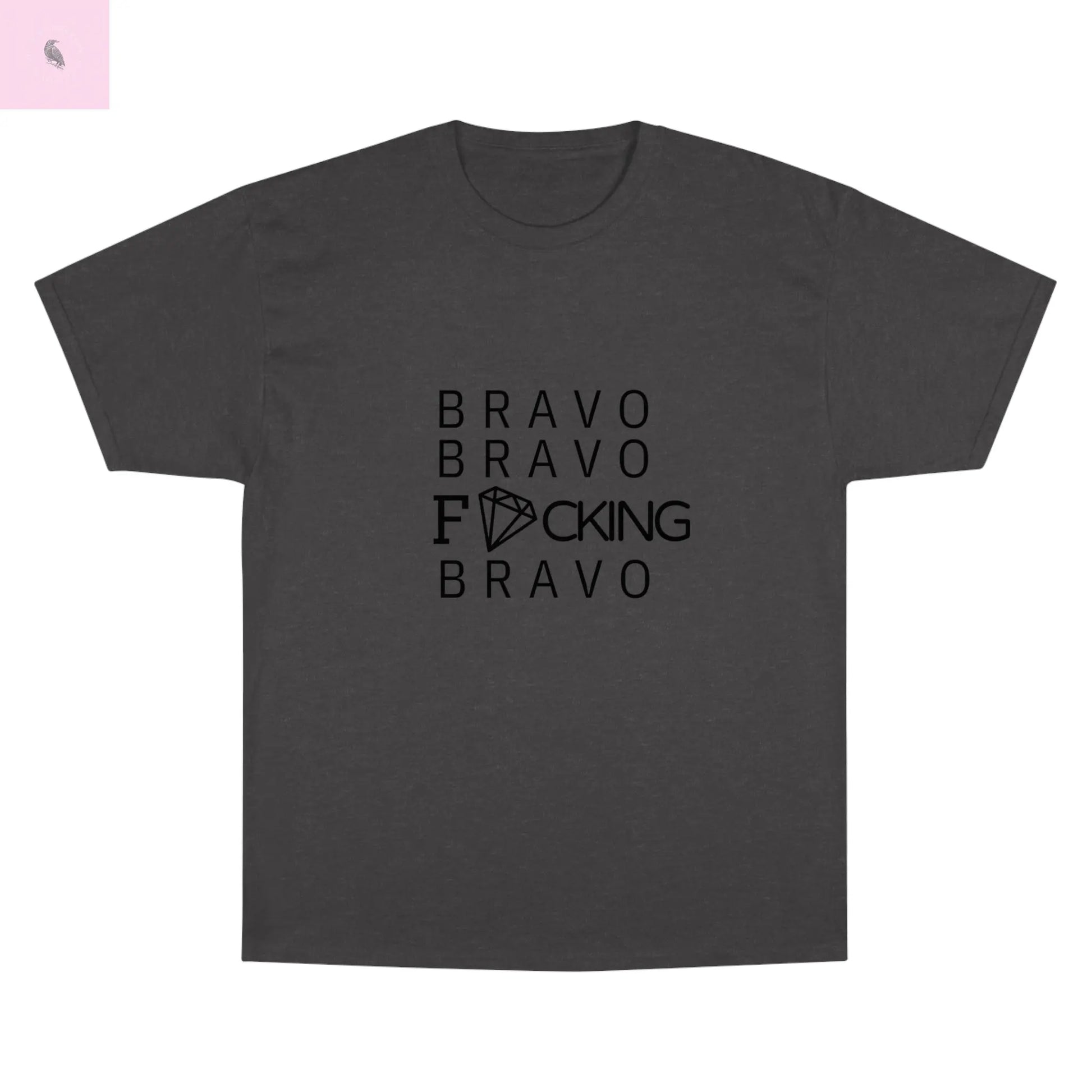 Reality TV Bravo Fan Champion Tee the flirty crow