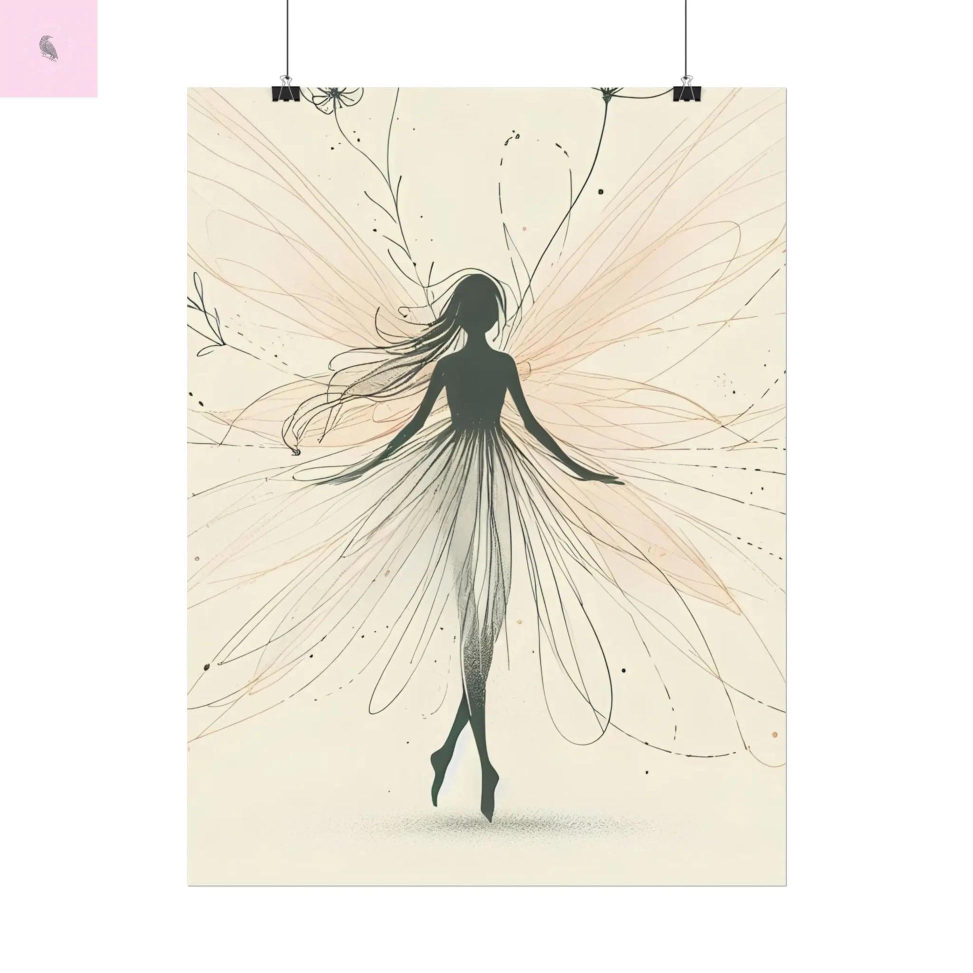 Fairy Poster - The flirty crow