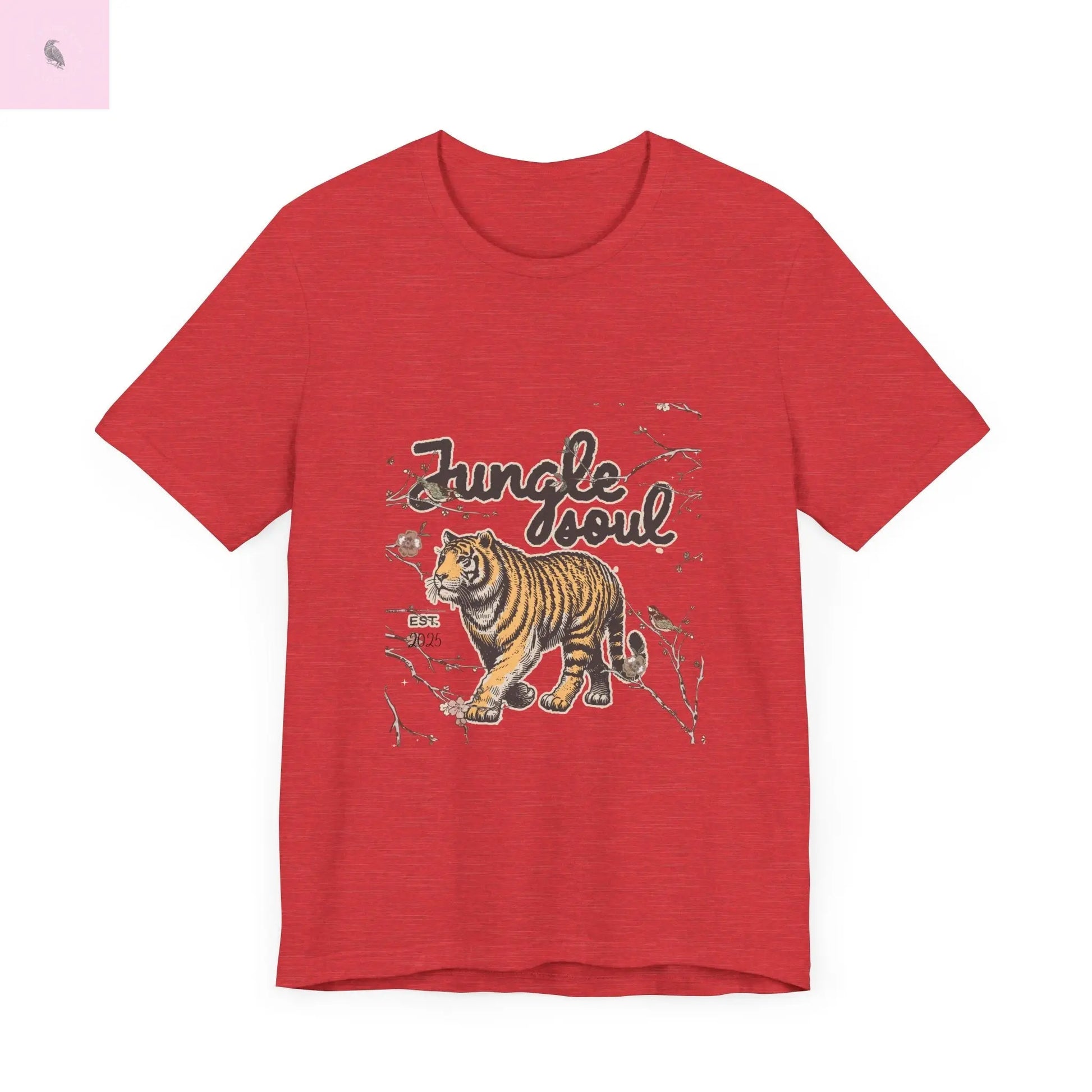 Tiger Tee, Unisex Tiger T-Shirt, Bella Canvas tshirt, Tiger Lover Shirt, Wild Animal Tee, Jungle tshirt, Nature lovers gift Printify
