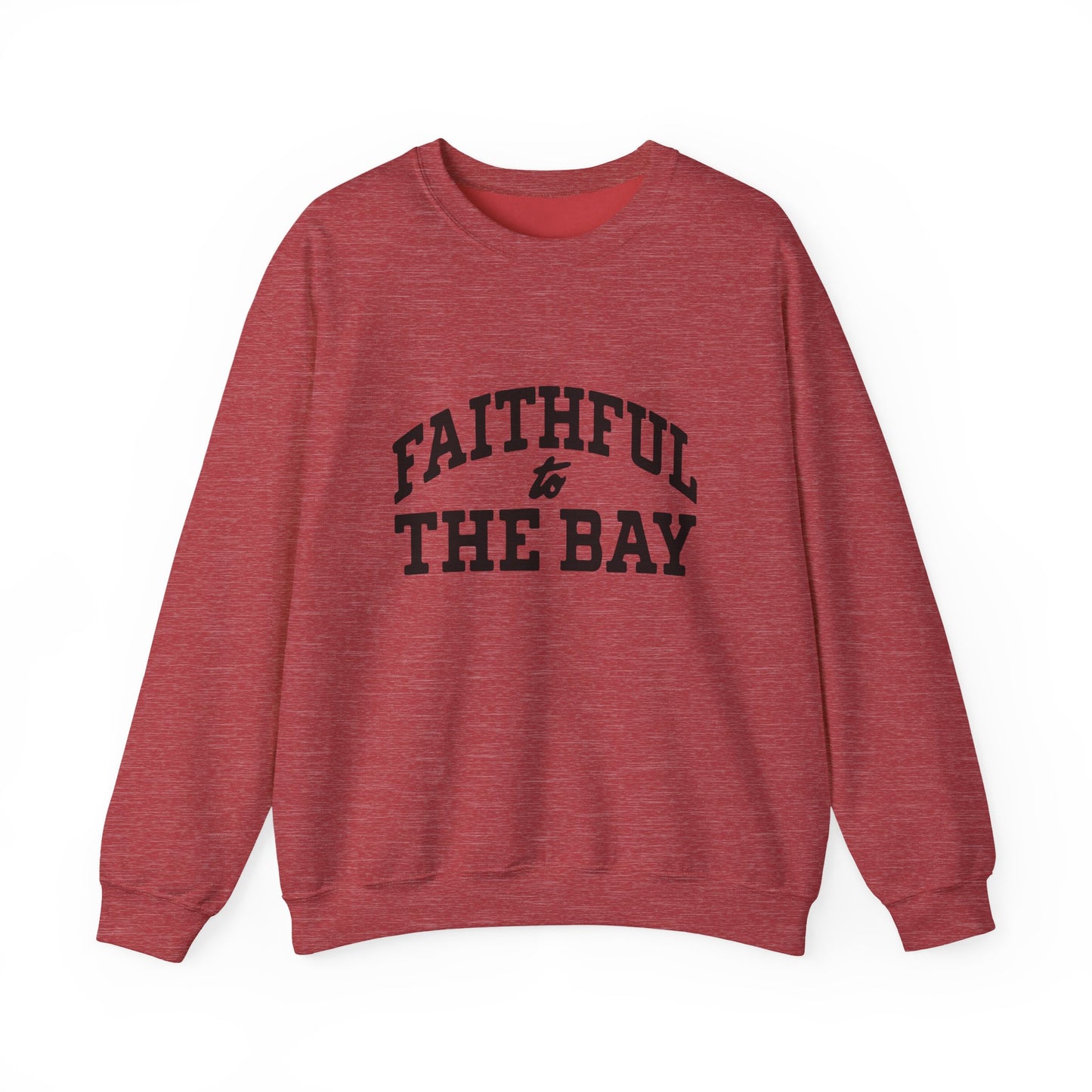 Faithful to the Bay Crewneck Sweatshirt, Personalized 'Warner 54' Team-Style Pullover