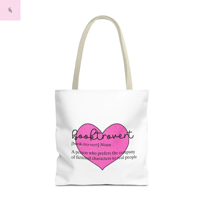 Book Lover Tote Bag, Bookish Gift, Reading Accessories, Tote for Introverts, Eco-Friendly Shopping Bag, Cute Literary Design Printify