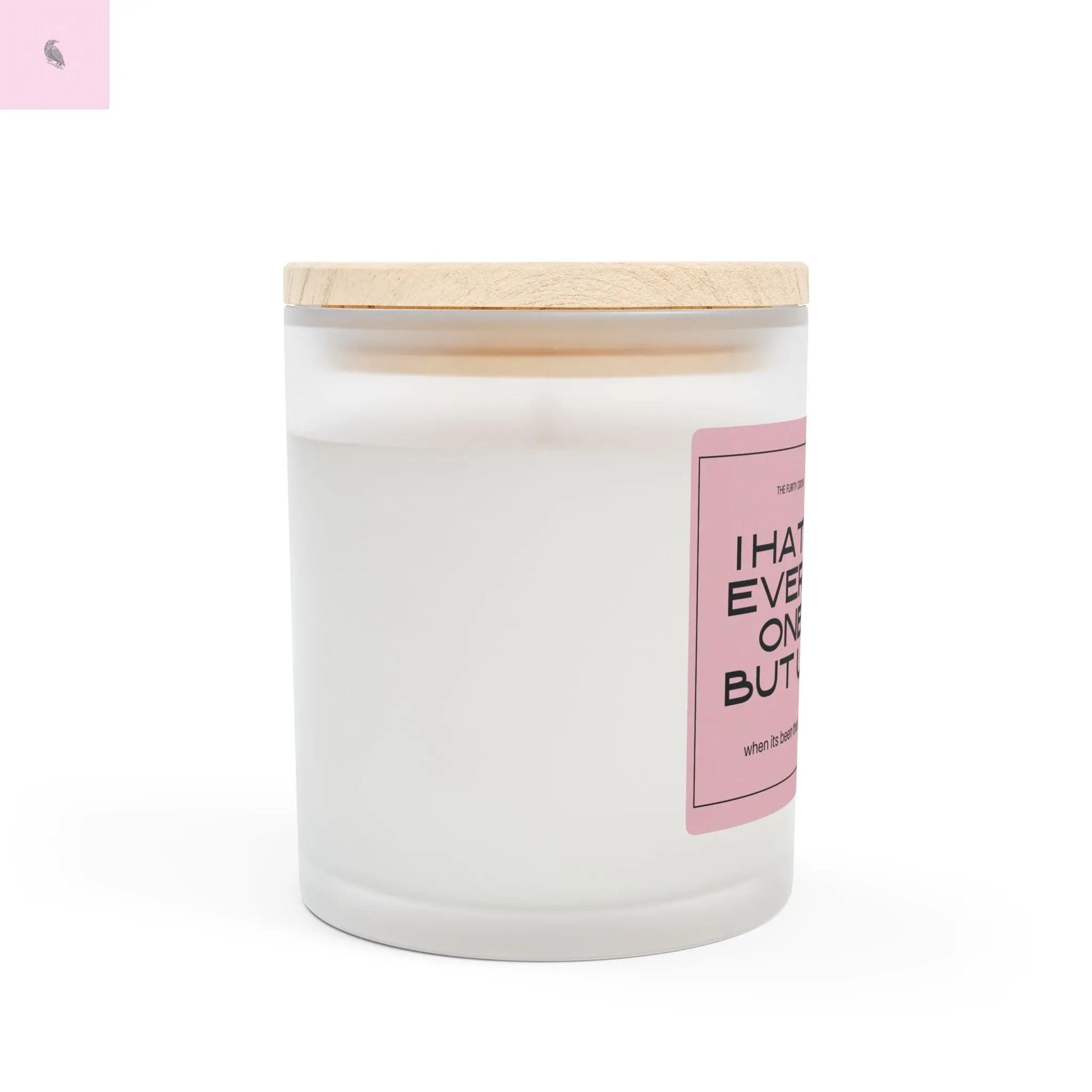 funny bad day antisocial moody soy wax candle. the flirty crow