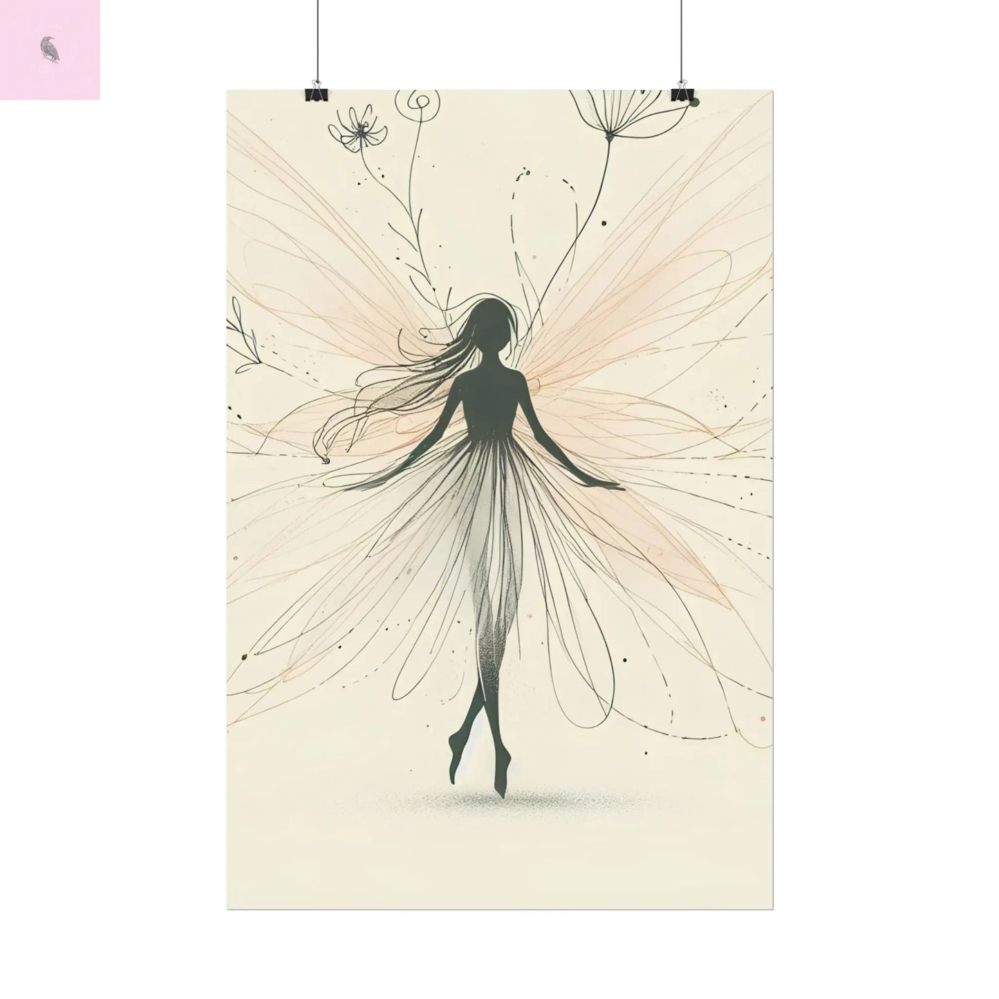 Fairy Poster - The flirty crow