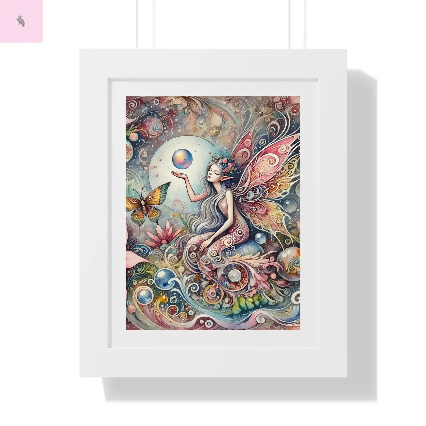 Mystical Fairy framed wall art. - The flirty crow