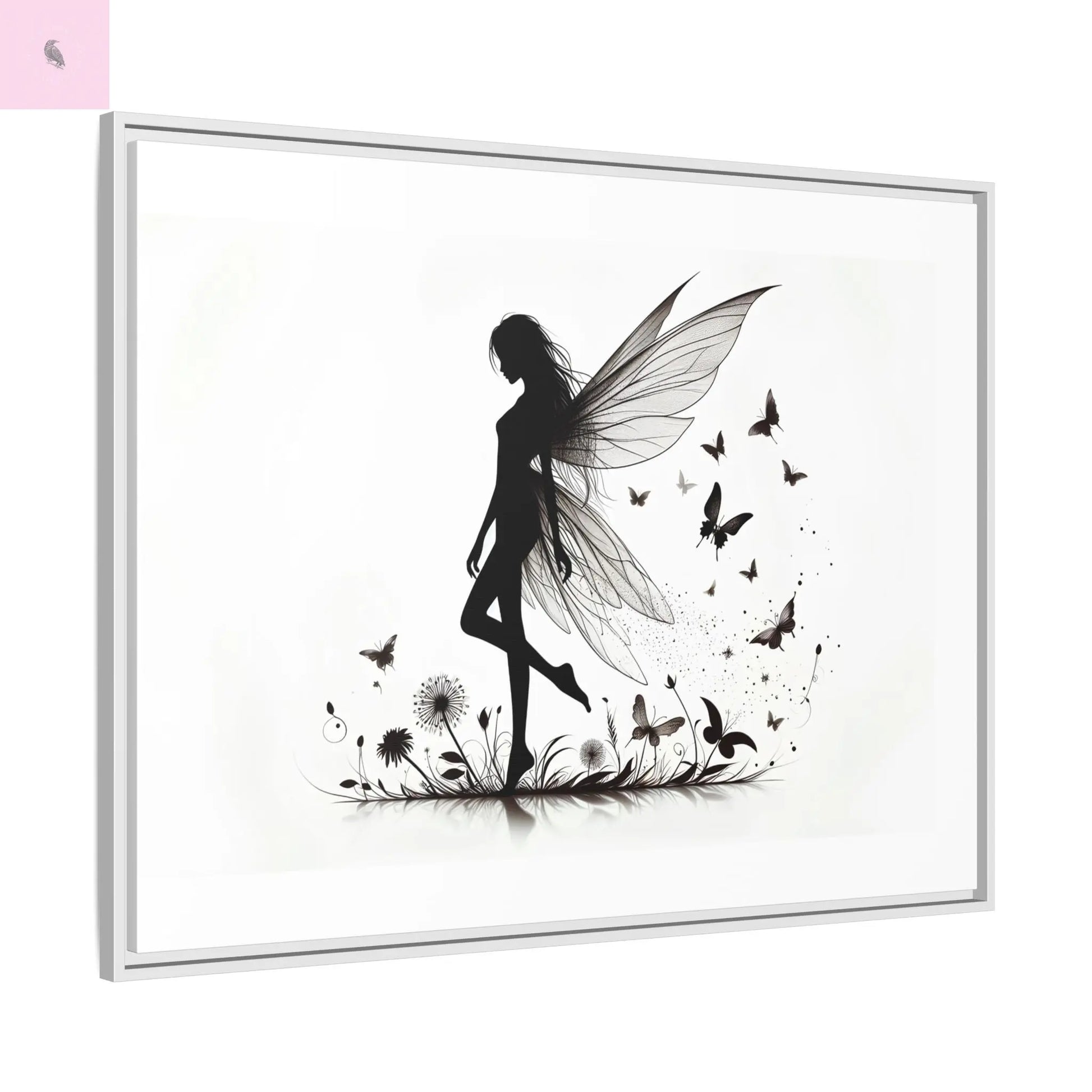 Fairy Canvas Wall Art - The flirty crow