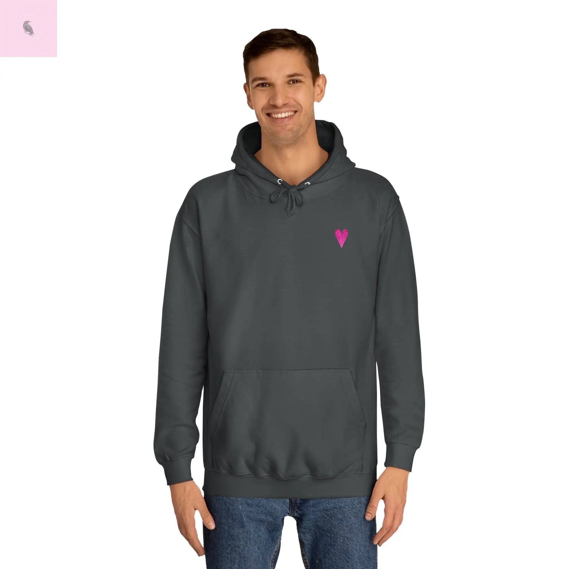 Skateboarding Hoodie - Unisex College Hoodie The flirty crow