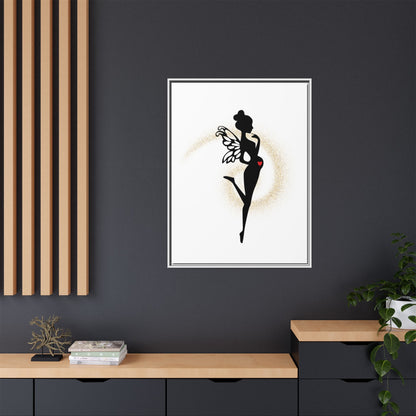 Framed Fairy Art Print - Enchanting Decor for Expecting Mothers, Baby Shower Gift, Elegant Nursery Wall Art, Whimsical Home Accent - The flirty crow