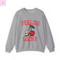 Lucky Cherries Sweatshirt, Feeling Lucky Unisex Crewneck, Lucky Charm Jumper, Casino Lover Gift, Gambling Apparel, Cherry Print Pullover the flirty crow